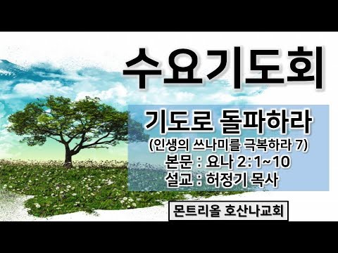 [수요기도회]기도로 돌파하라(인생의 쓰나미를 극복하라 7)