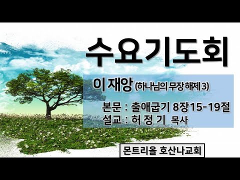 [수요기도회]이 재앙 (하나님의 무장 해제 3)