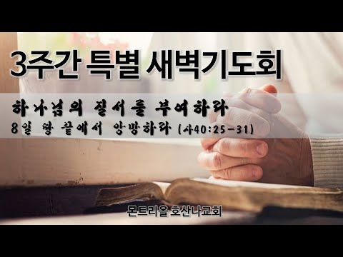 [특별새벽기도회]땅 끝에서 앙망하라 8일차