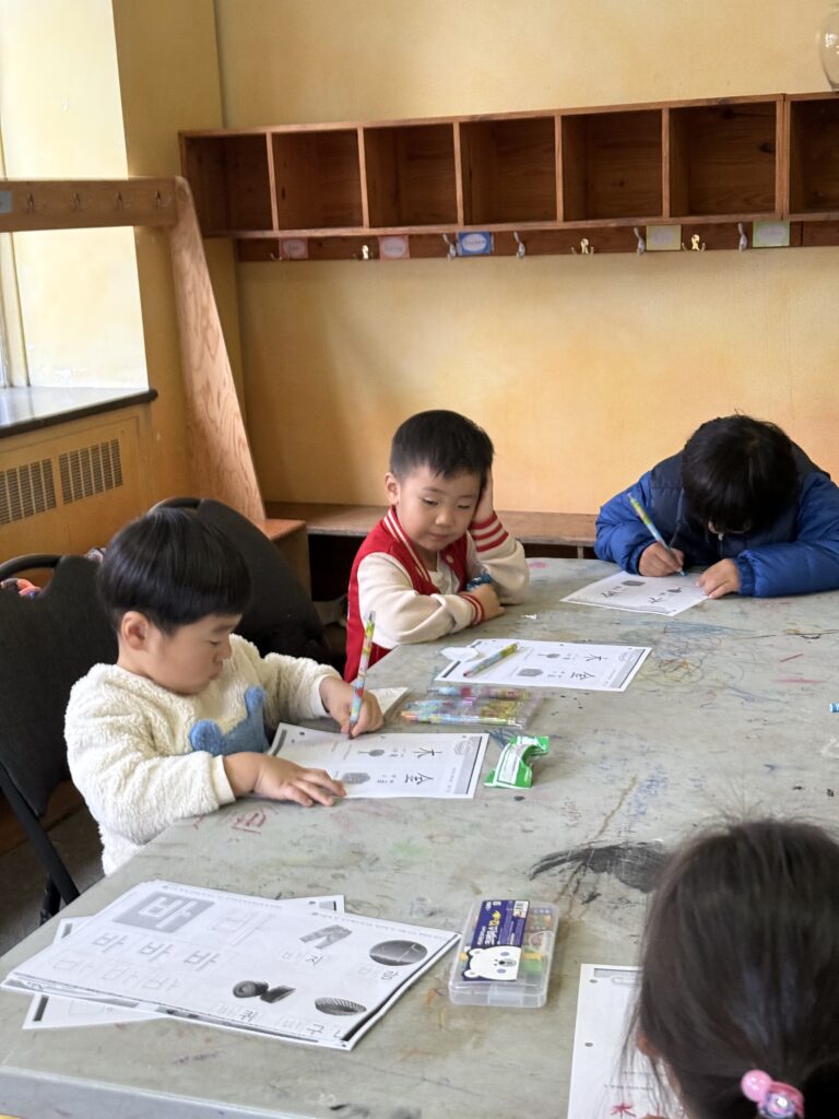 나무목 쇠금 배웠어요~~^^