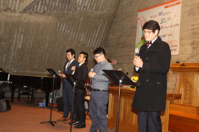 2016년 2월25일 기드온남전도회 헌신예배