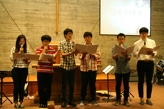 2015년 8월 12일 청년부헌신예배