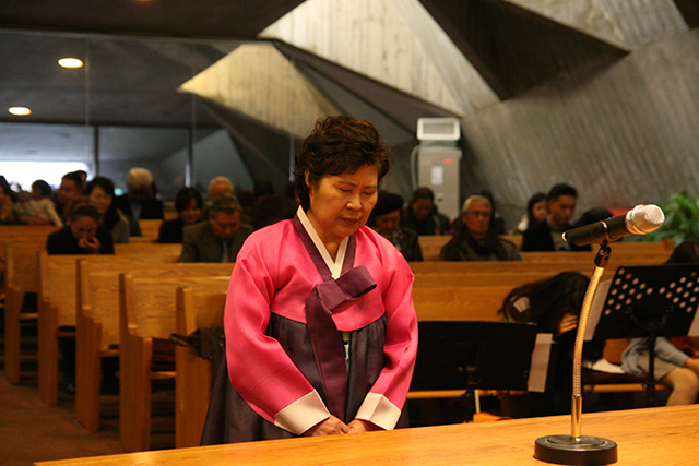 2015년 10월25일 인애자 권사 취임식