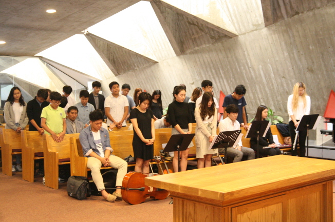 2016년 9월11일 새학년 예배