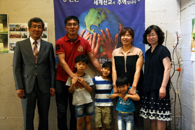 2015년 호산나새가족 고원용,조희라집사님 가정